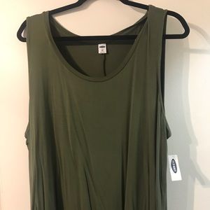 NWT olive green tank